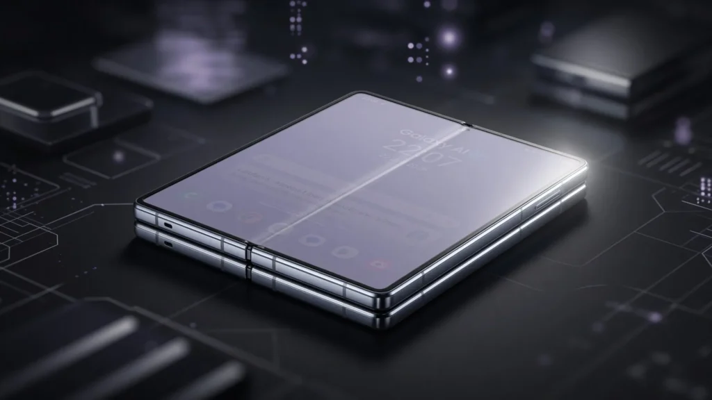 Panel Utama 7,6 Inci QHD+ dengan Refresh Adaptif