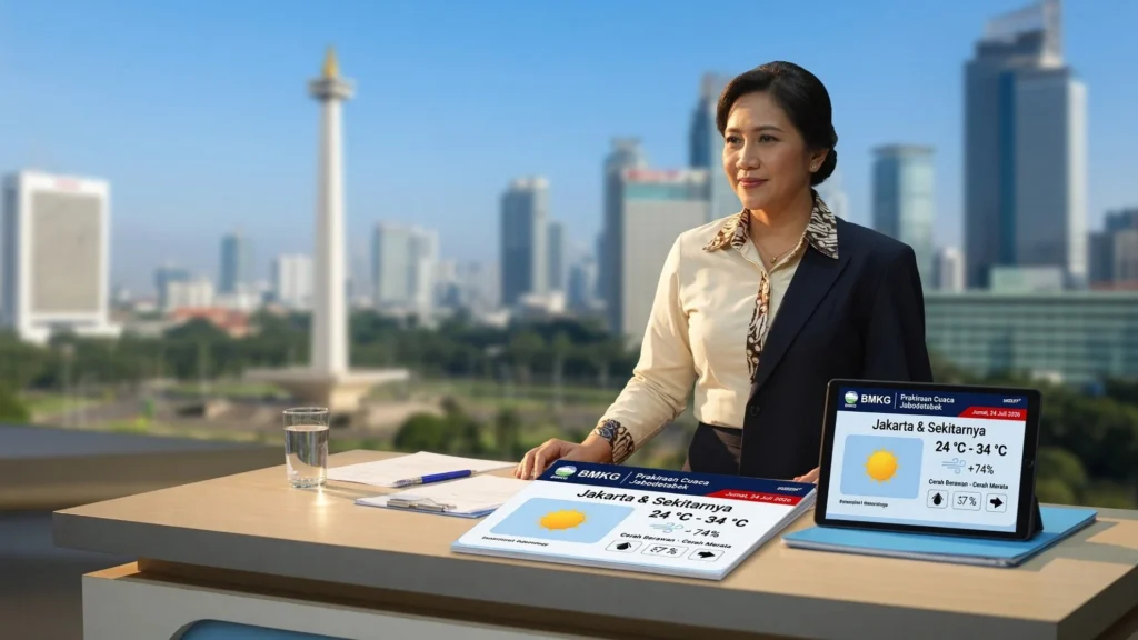 Rentang Suhu 24-34°C dan Kelembapan 37-74 Persen