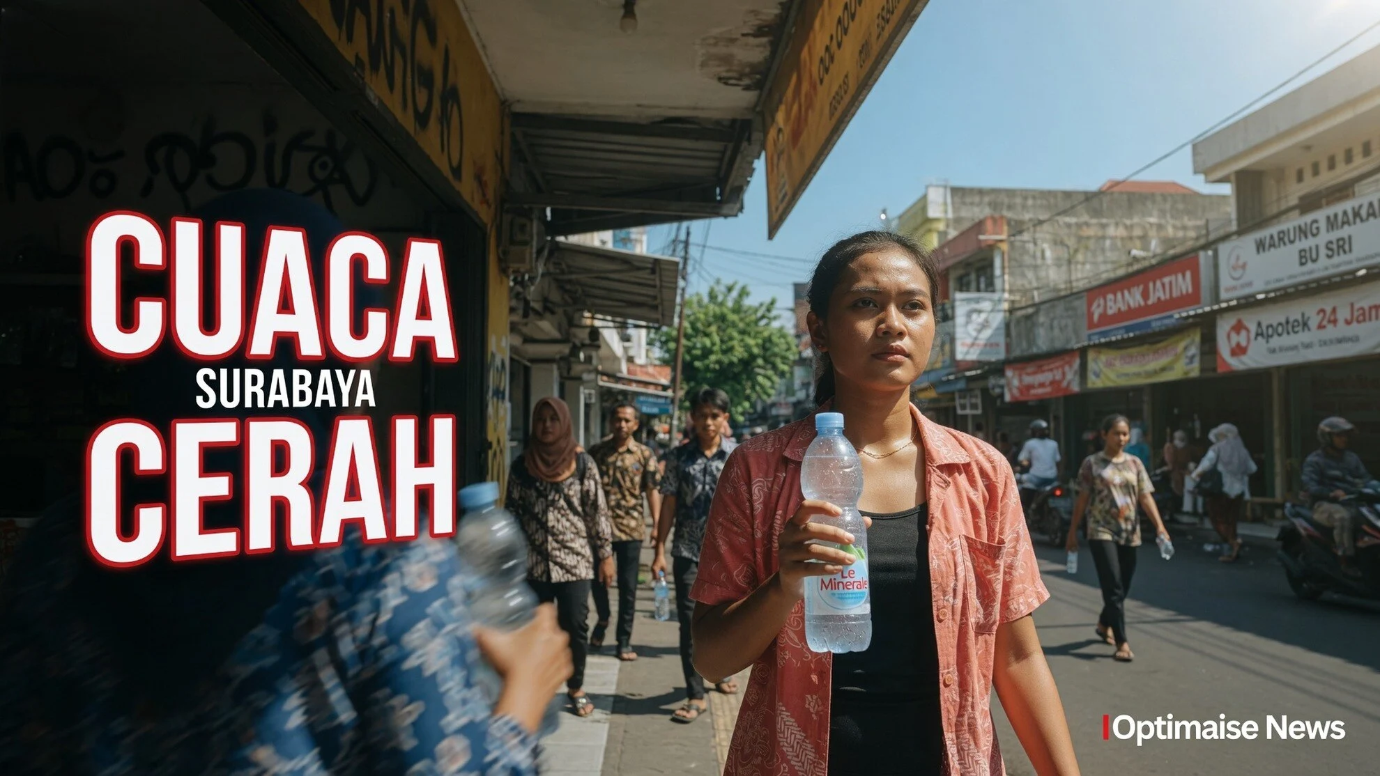 Cuaca Surabaya Cerah Seharian Jumat