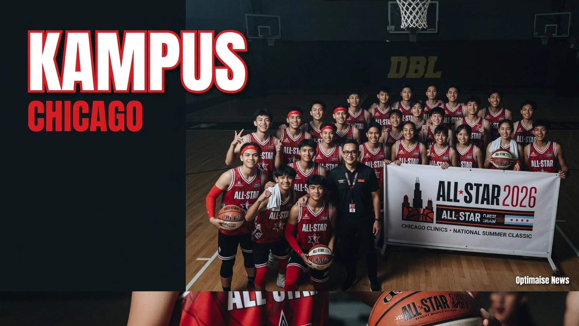 DBL All-Star 2026 Bertolak ke Chicago Bidik Beasiswa Kampus