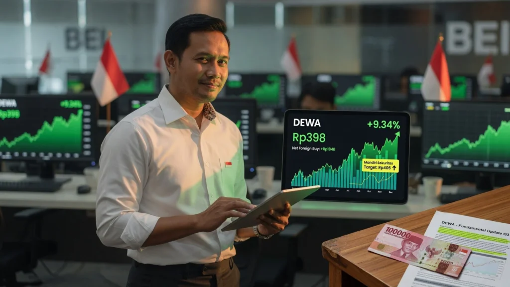 Mandiri Sekuritas Pasang Target Rp406