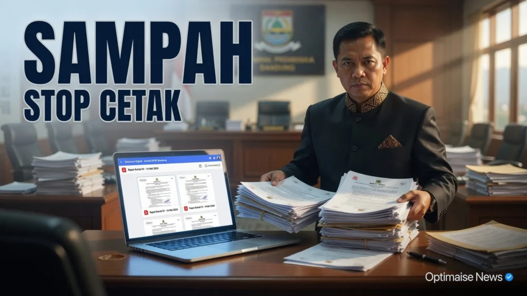 DPRD Bandung Desak Stop Cetak Ganda Dokumen, Kritik Penghargaan Sampah