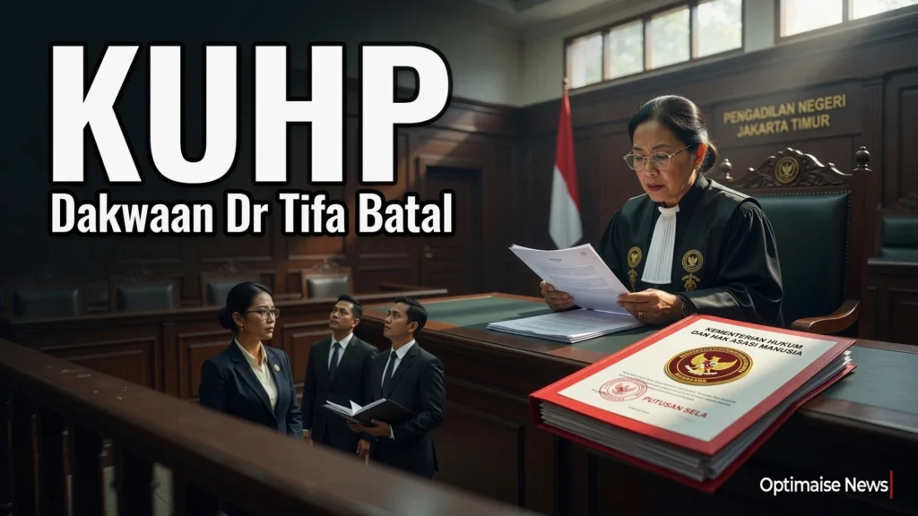 Dakwaan Dr Tifa Batal, Hakim Kritik Campur Pasal Dua Rezim KUHP