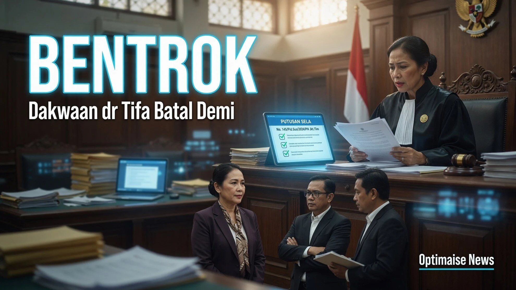 Dakwaan dr Tifa Batal Demi Hukum Usai Dual Rezim KUHP Bentrok
