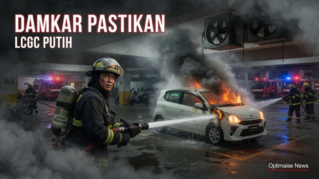 Damkar Pastikan LCGC Putih di Trillium