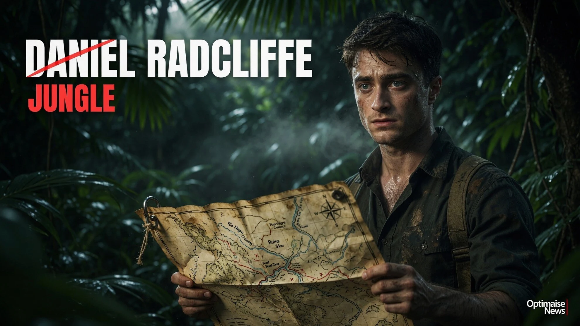 Daniel Radcliffe di JUNGLE: Ujian Nyata Amazon 22.00