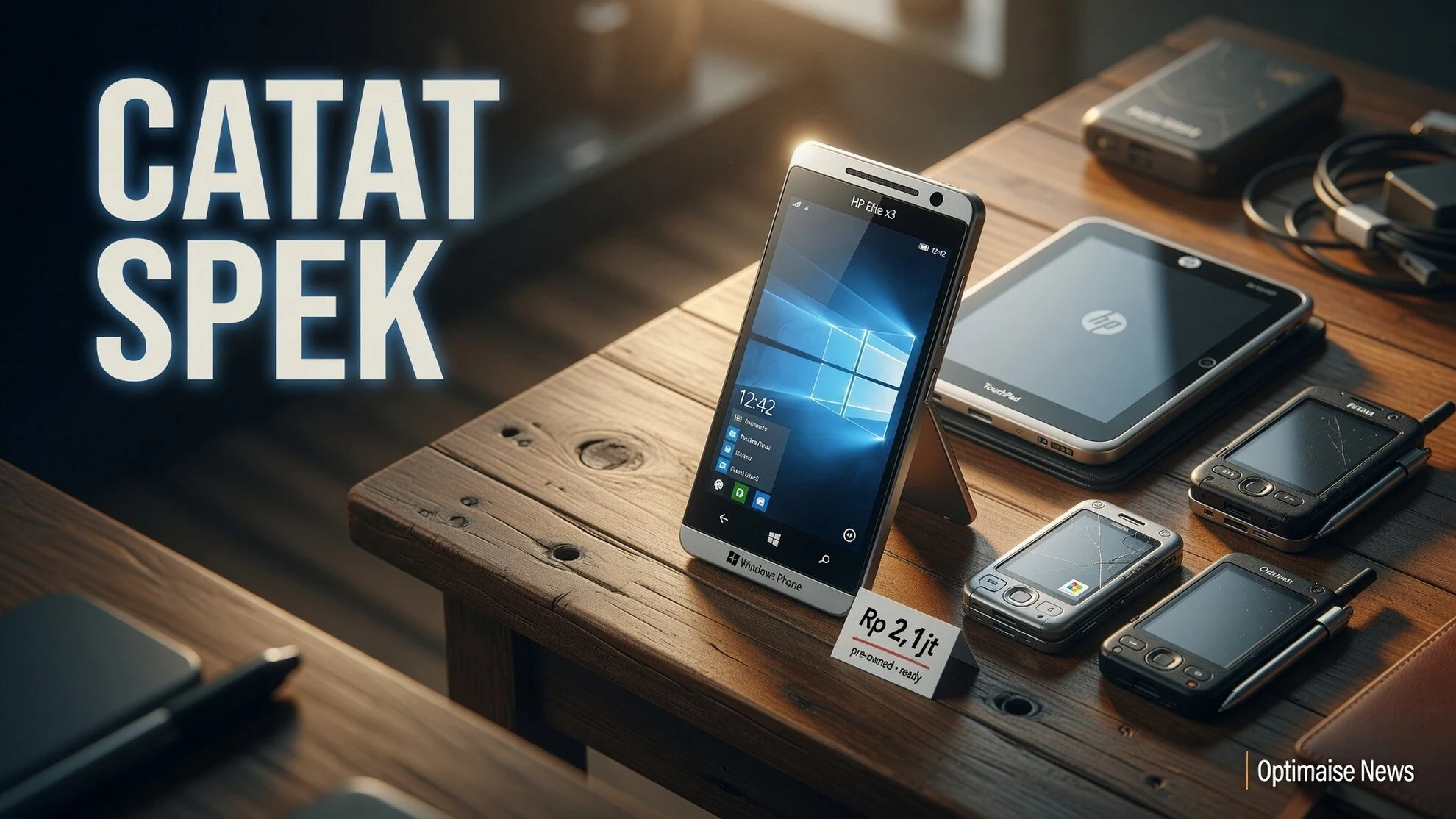 Dari 64 MB RAM iPAQ ke 4 GB Elite x3, Spesifikasi HP Catat