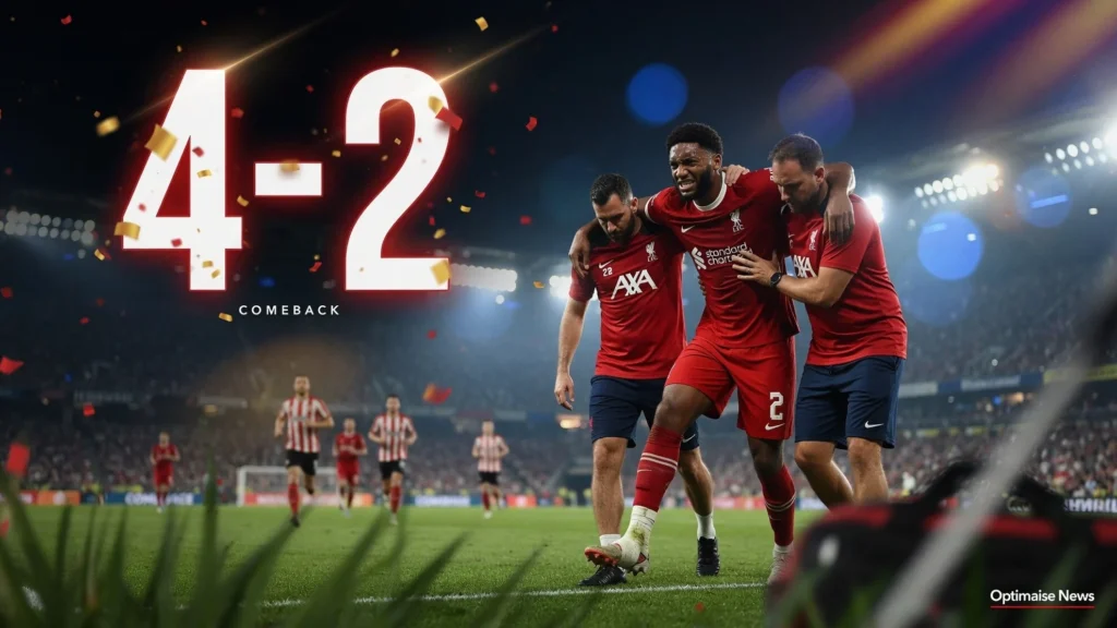 Debut Andoni Iraola, Liverpool vs Sunderland Sikat 4-2 di Nashville