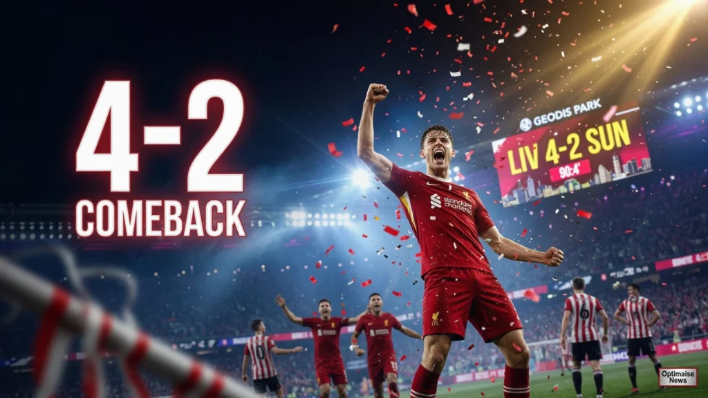 Debut Iraola, Liverpool vs Sunderland Sikat 4-2 di Nashville