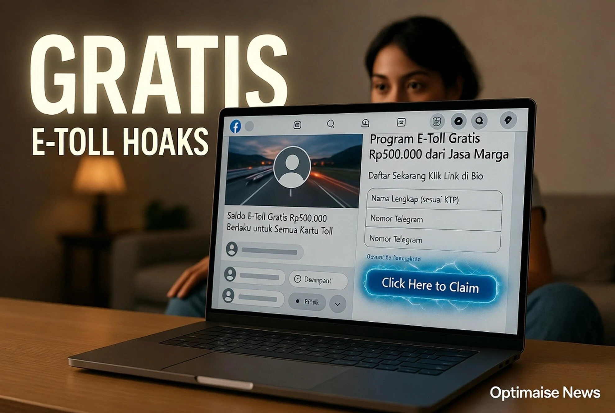 Deretan Hoaks E-Toll Gratis Rp500.000 Jasa Marga