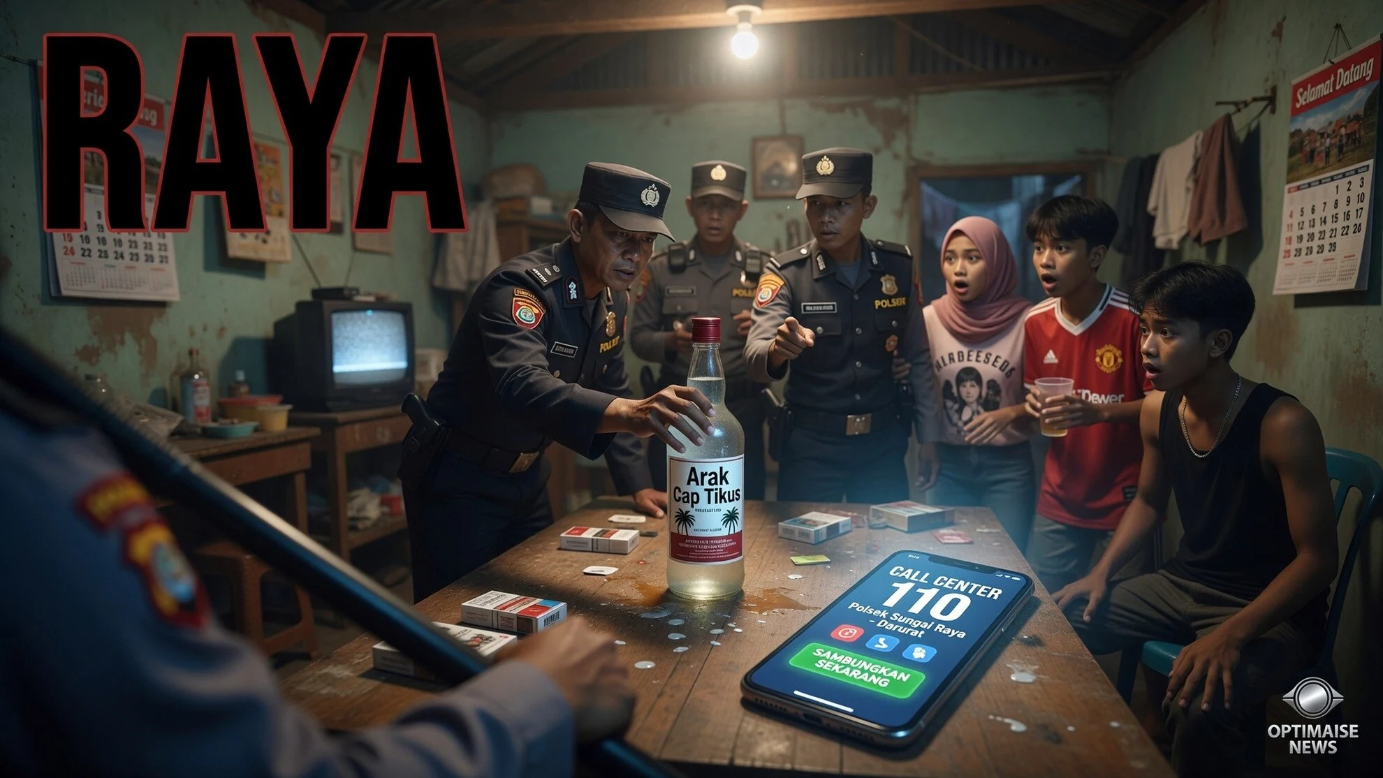 Detik Lapor 110: 1 Botol Arak Disita Remaja Kubu Raya