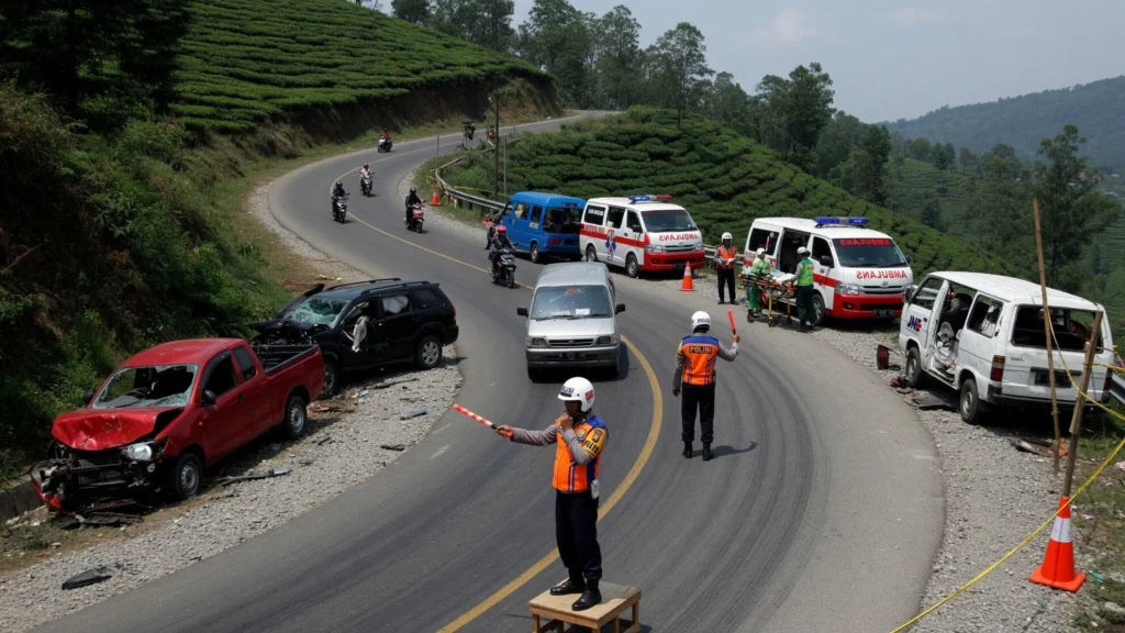 Dugaan rem blong dan pemeriksaan sopir
