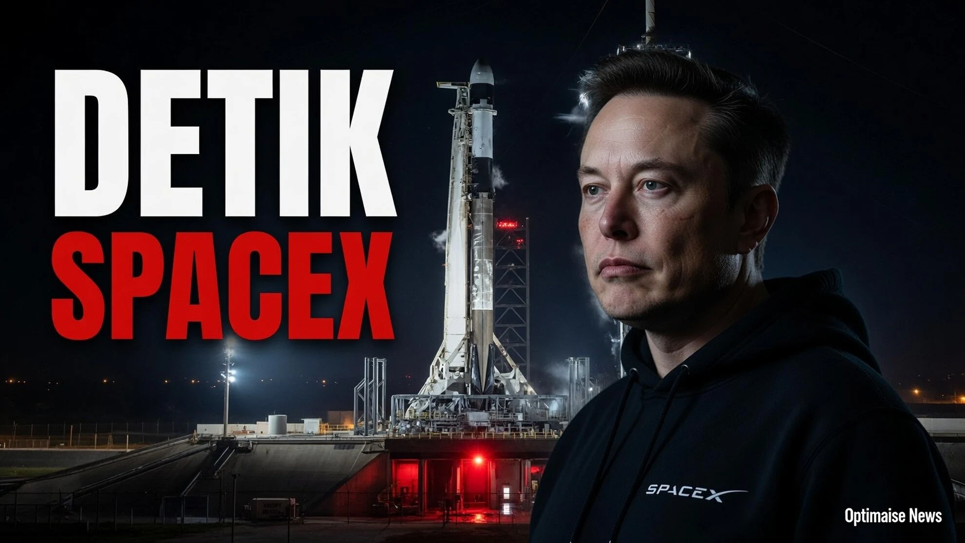 Detik-detik Roket SpaceX Batal Meluncur Sebelum Lepas Landas