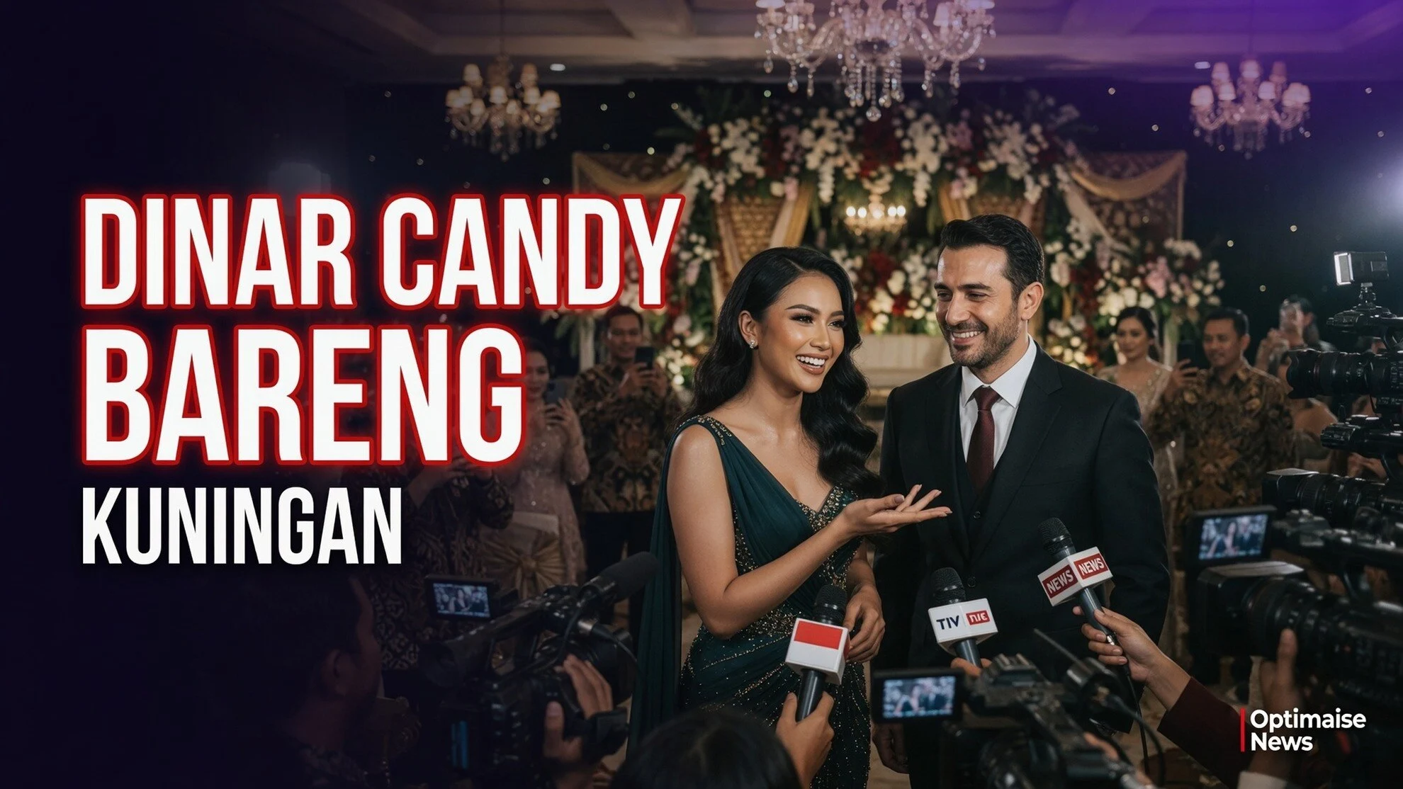 Dinar Candy Bareng Resul di Nikahan Nathalie