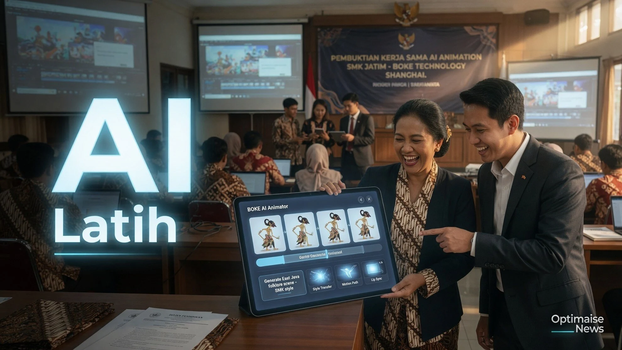 Dindik Jatim-BOKE Shanghai Latih 5.000 Guru SMK AI Animasi