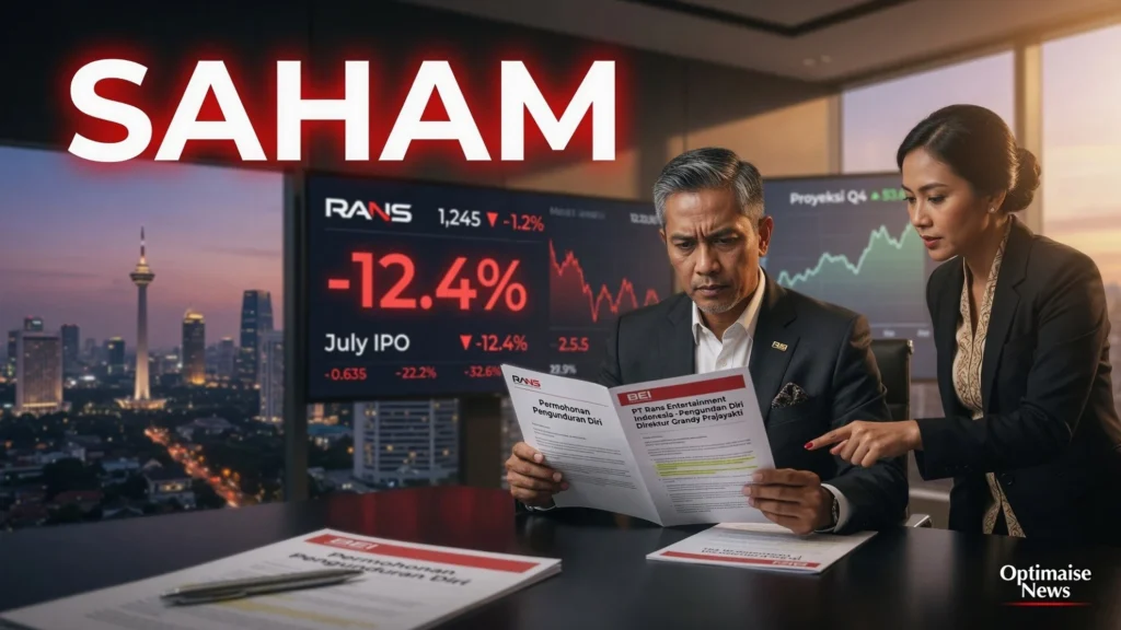 Direktur RANS Mundur: Saham Anjlok 6