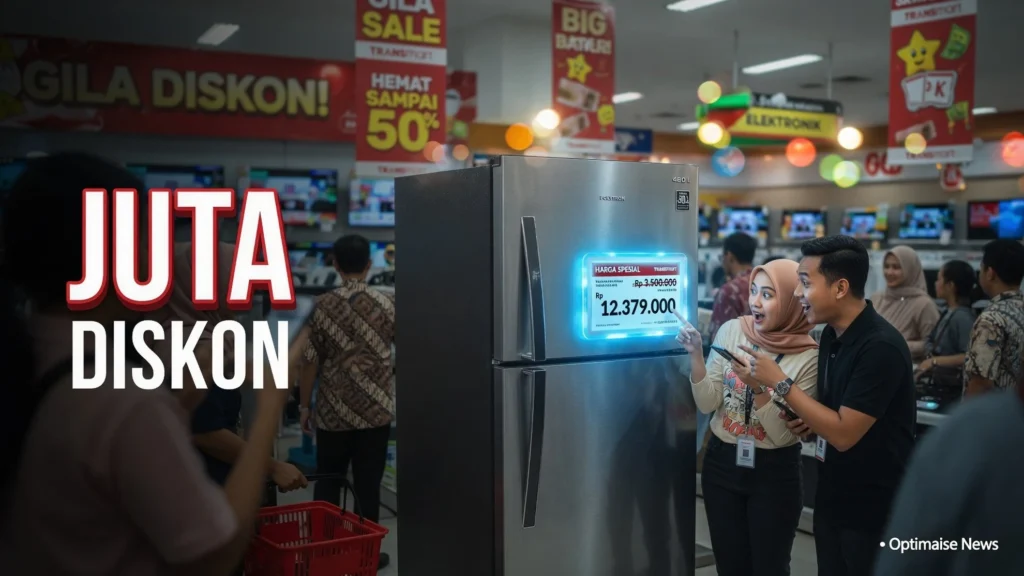 Diskon Besar-besaran Kulkas Kantongi Rp8,3 Juta