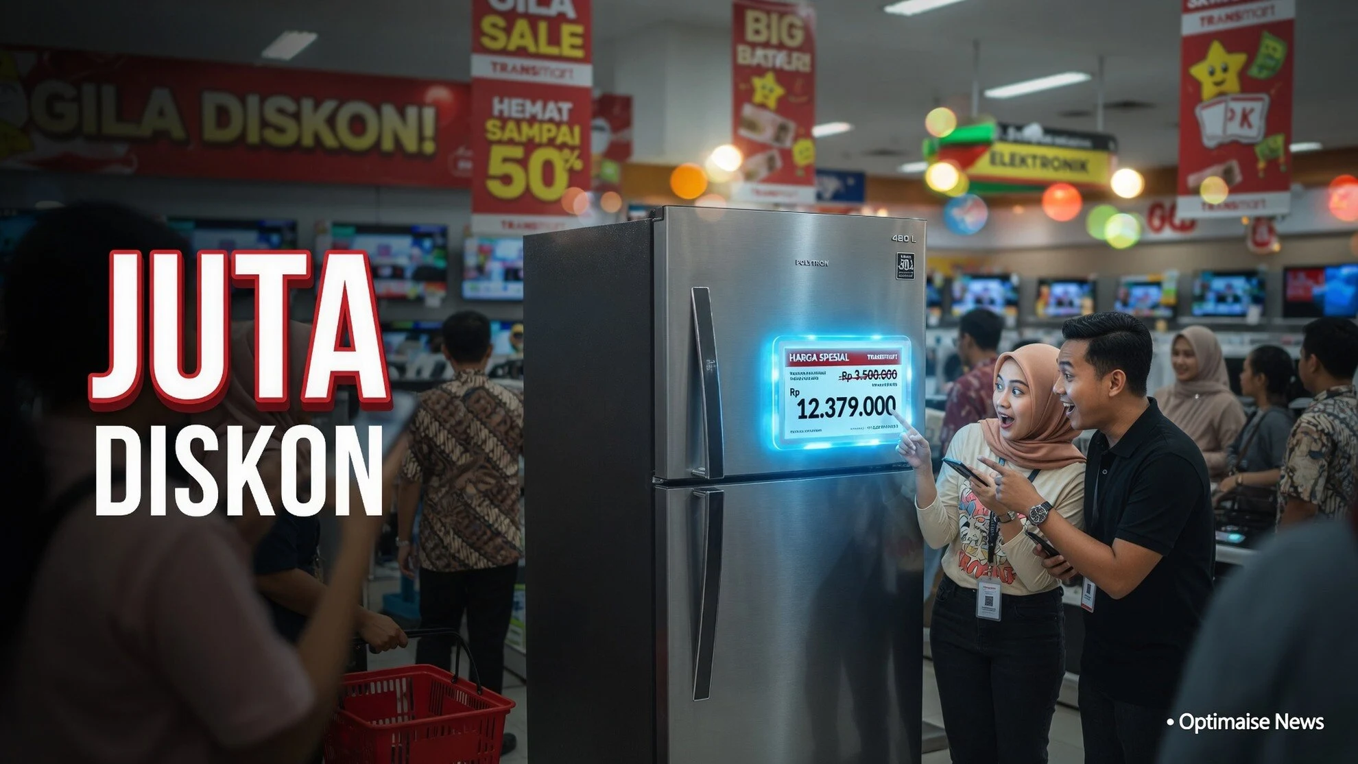 Diskon Besar-besaran Kulkas Kantongi Rp8,3 Juta