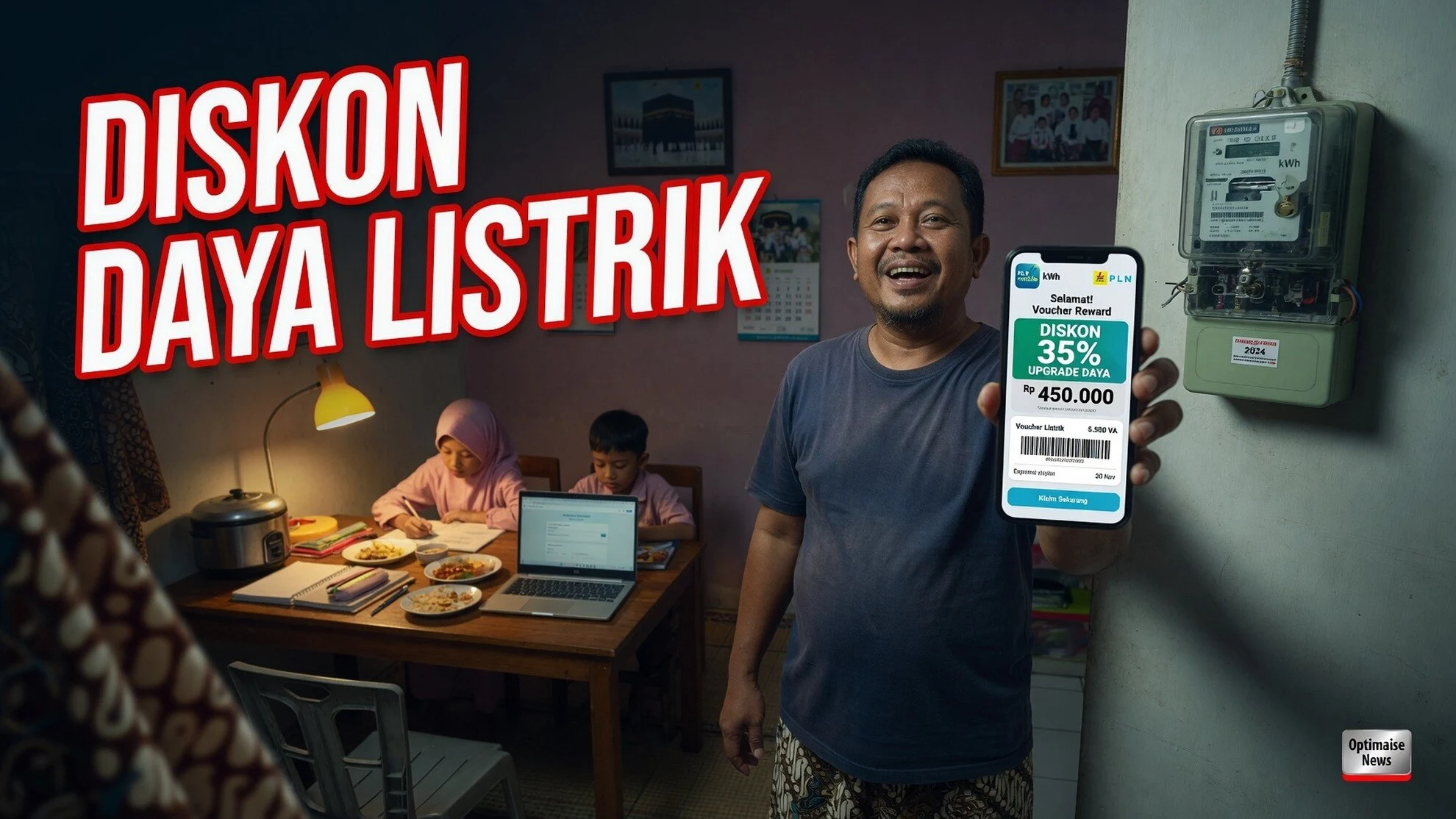 Diskon Daya Listrik PLN 50%, Hemat Rp3,1 Juta ke 7700 VA