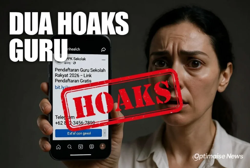 Dua Hoaks Guru Beredar di Facebook: Link PPPK Palsu dan Rp2,1 Juta