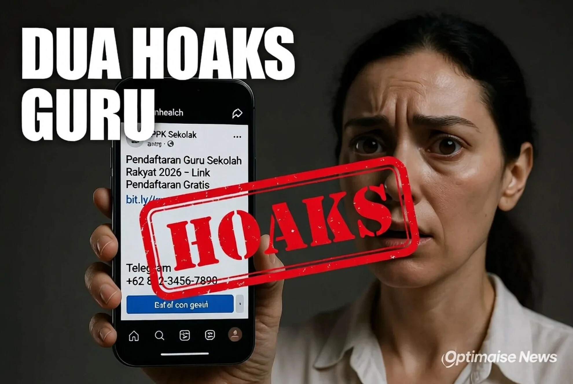 Dua Hoaks Guru Beredar di Facebook: Link PPPK Palsu dan Rp2,1 Juta