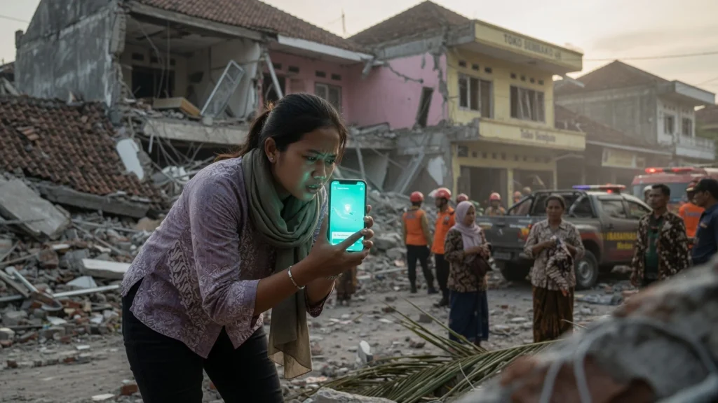 Kerusakan Bangunan Tiga Lantai dan Dampak ke Tetangga