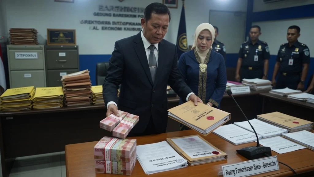 Uang Masuk Sitaan: Jejak Aset Tersangka FH dan Administrasi Bukti
