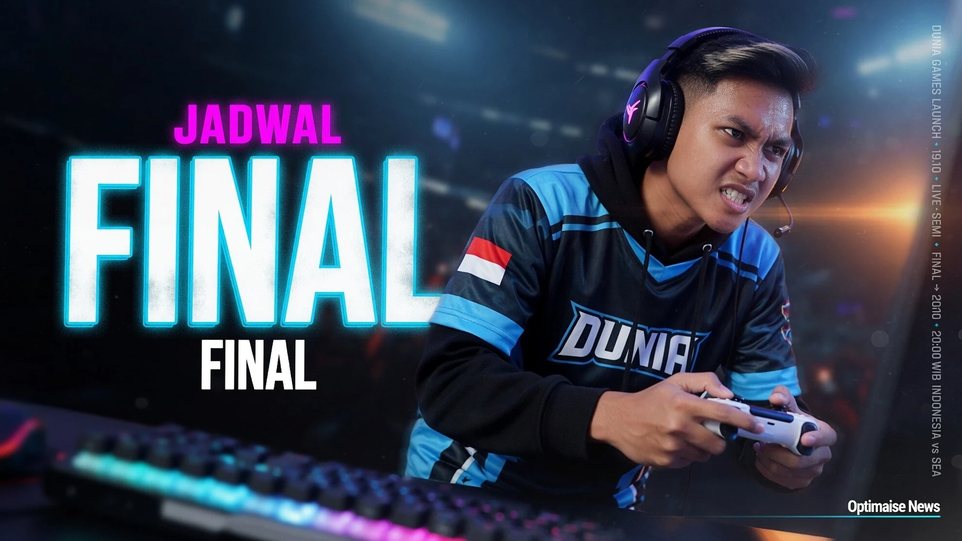 Dunia Games Luncurkan & Live Streaming Raih Final