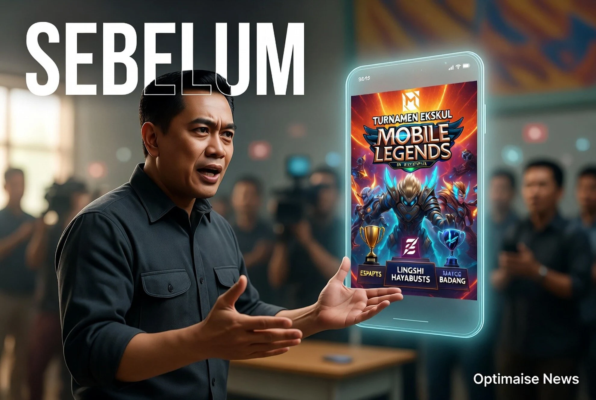 ESI Surabaya Desak Diskusi Ekskul Mobile Legends Sebelum