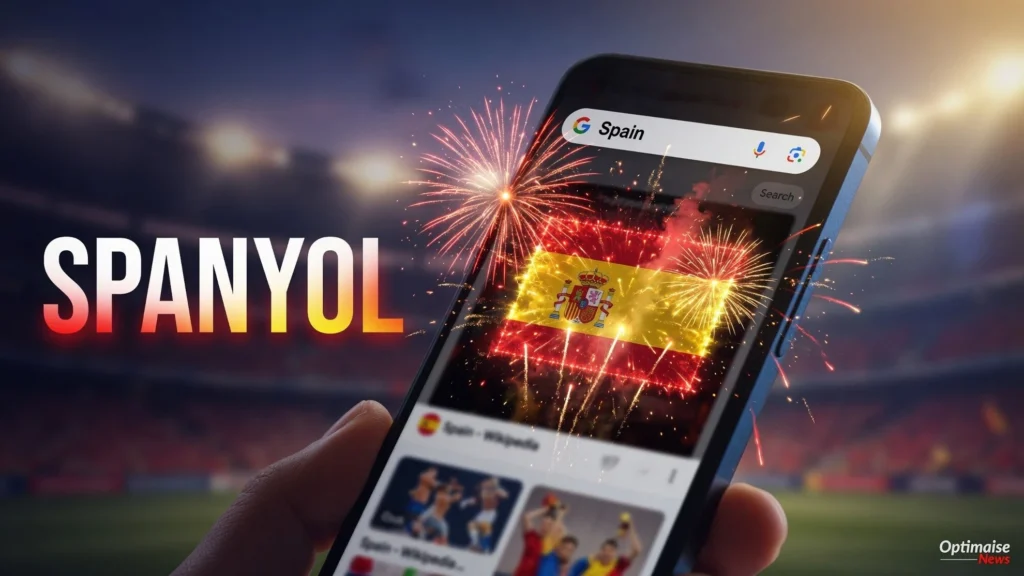 Easter Egg Google Search: Api Rayakan Gelar Spanyol