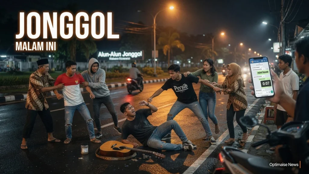 Emosi Tersulut Jari Tengah, Pengamen 25 Tahun Dikeroyok di Jonggol