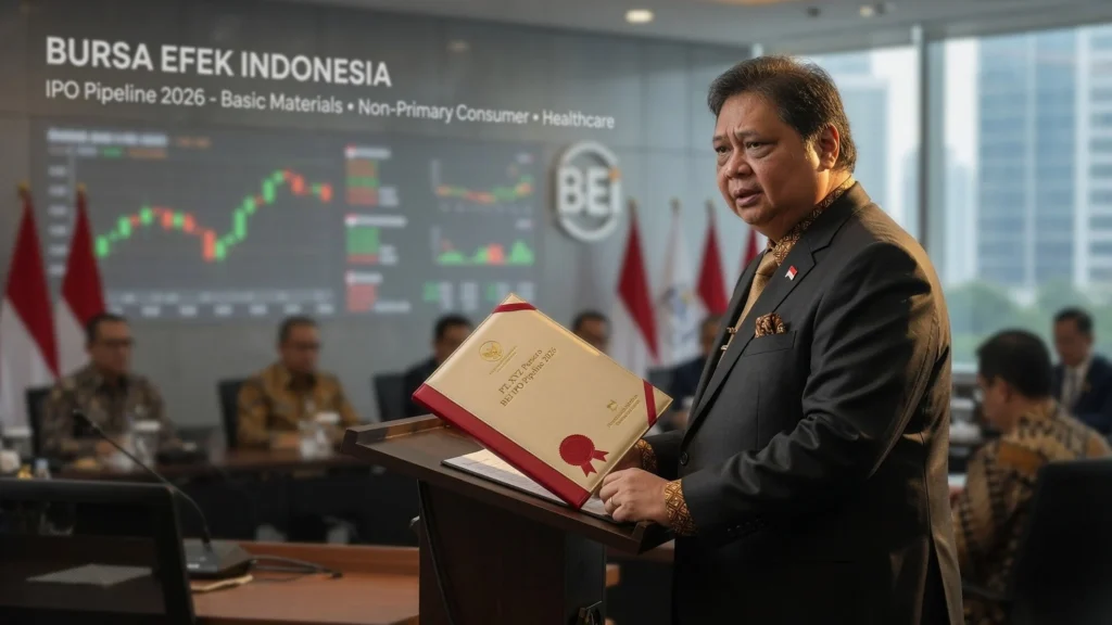 Airlangga: IPO Berlanjut Jadi Indikator Kepercayaan Pasar