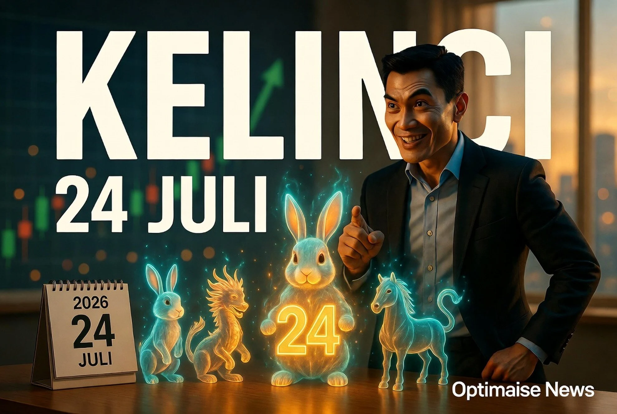 Empat Shio Hari Ini 24 Juli 2026 Raih Energi Positif dari Kelinci