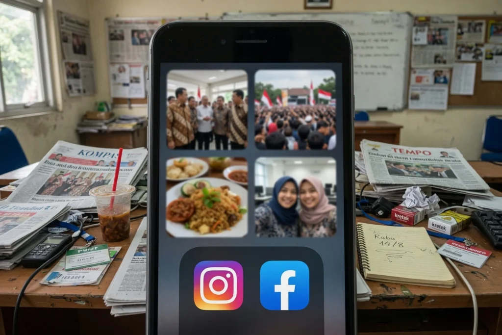 Isi narasi yang menyertai unggahan tersebut