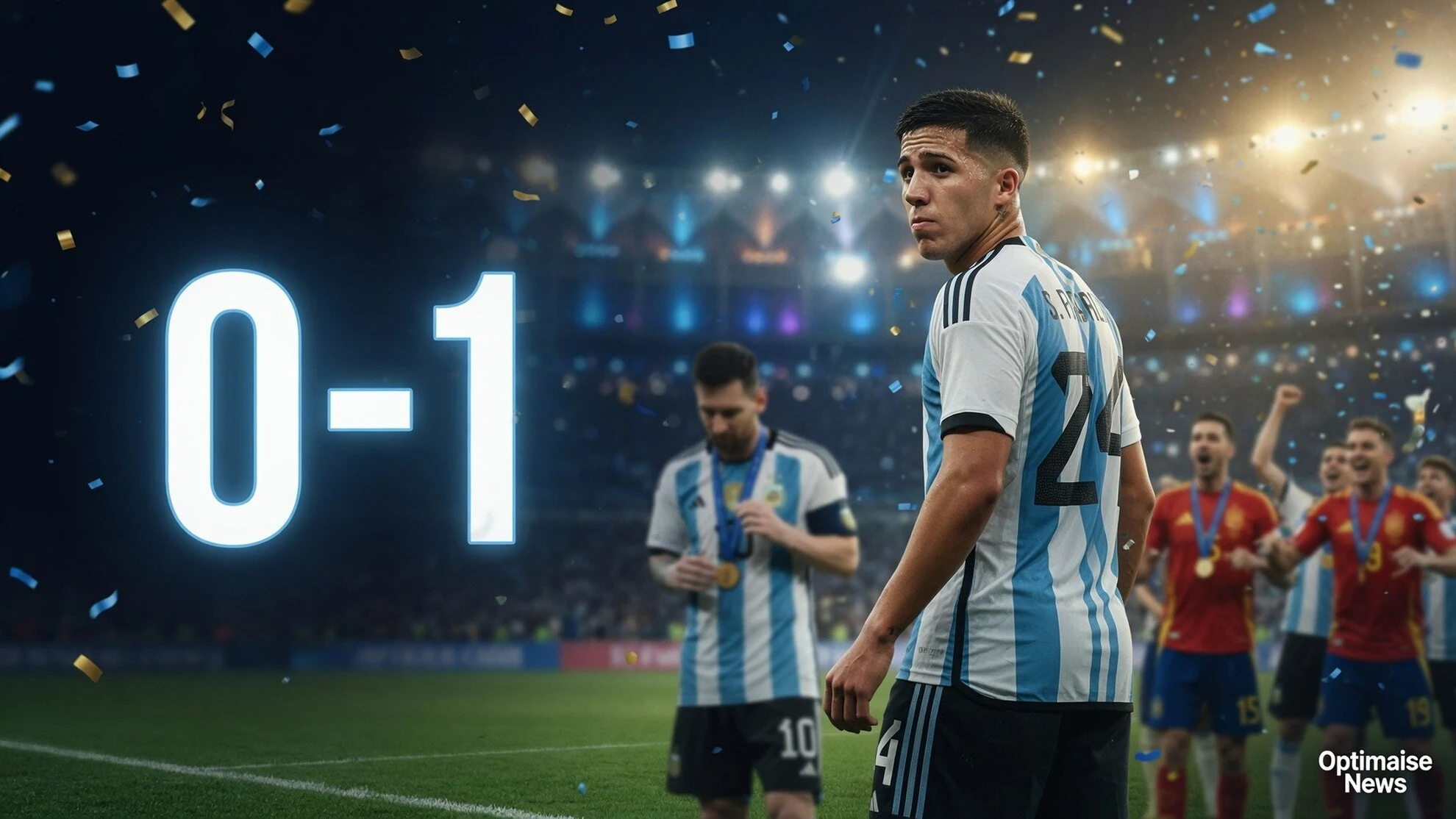 Enzo Fernandez Cuma Lirik Messi Usai Argentina Kalah 0-1