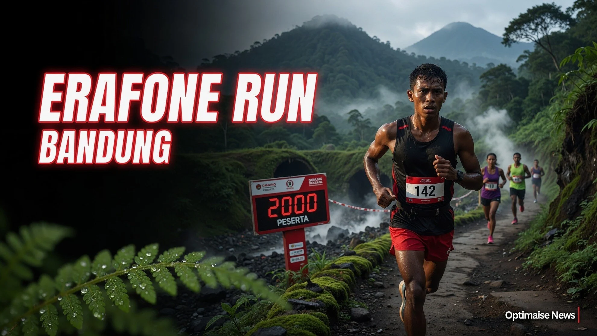 Erafone Run 2026 Debut Trail di Tangkuban Bidik 2.000 Peserta