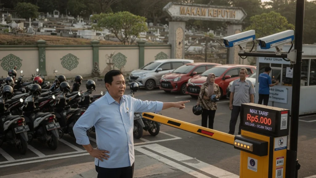 CCTV Ganda: Amankan Motor dan Cek Pelat Saat Keluar