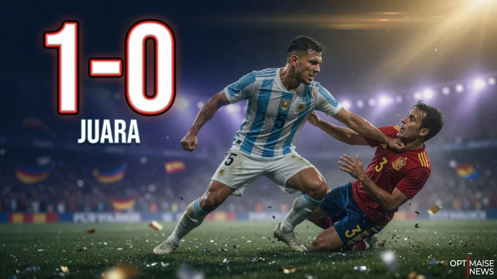 FIFA Tunjuk Jaksa Disiplin Usai Spanyol Juara 1-0 Argentina