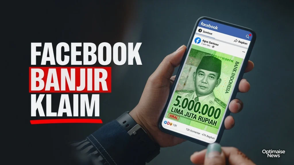 Facebook Banjir Klaim Uang Baru Rp18 Ribu hingga Rp18 Ribu