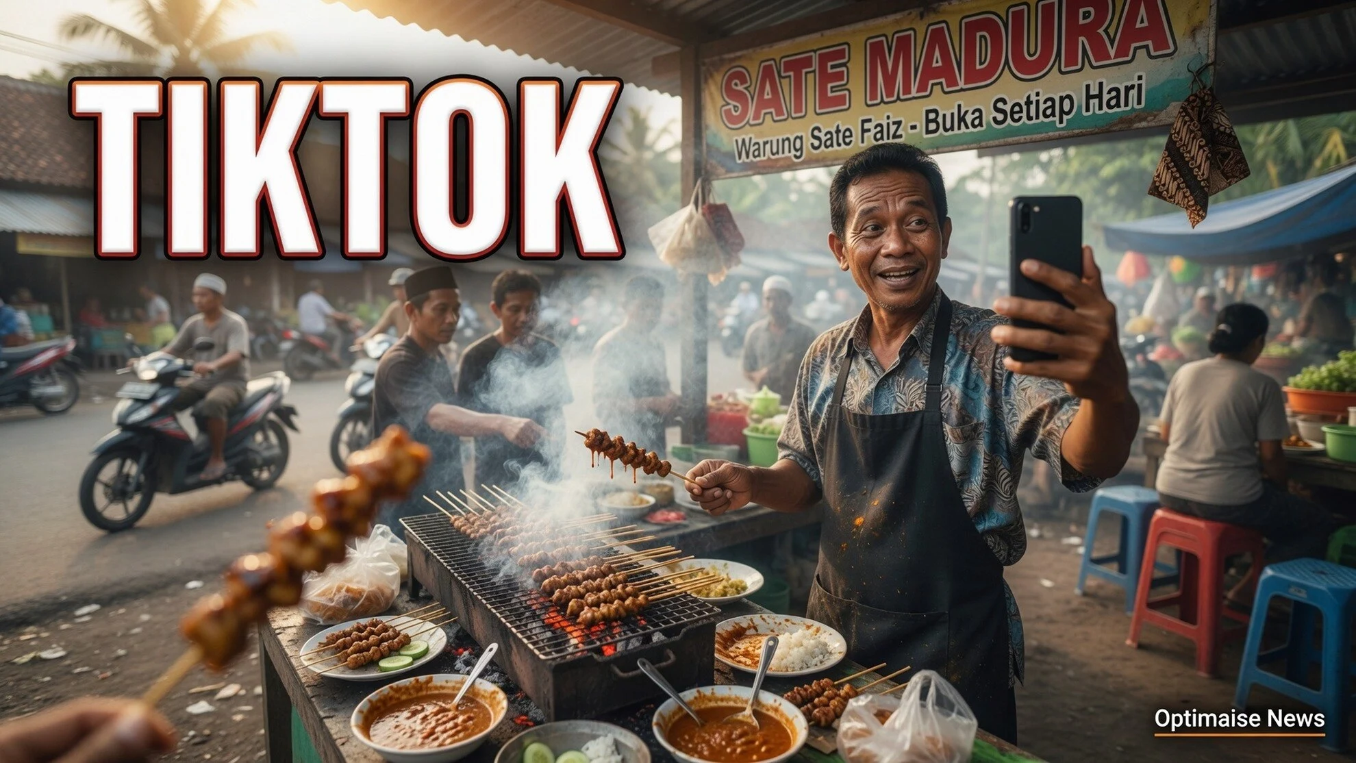 Faiz Sarif Eks Kuli Bangunan Raup Ratusan Juta dari TikTok