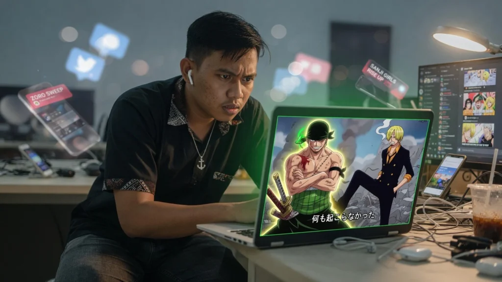 Perbandingan Momen Stoik Zoro Versus Sanji