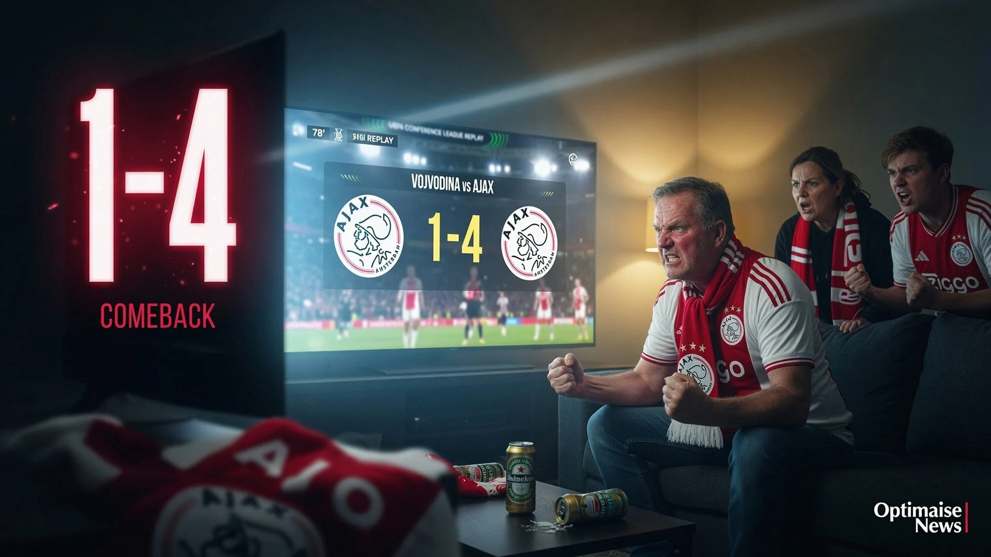 Fans Amsterdam Kesal Logo Klasik Diabaikan di Vojvodina vs Ajax 1-4