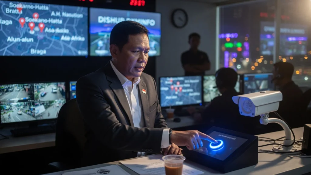 Speaker di CCTV dan dua Command Center siaga nonstop