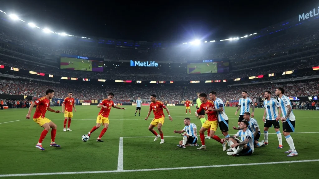 Sirkulasi umpan cepat de la Fuente paksa Argentina bertahan total