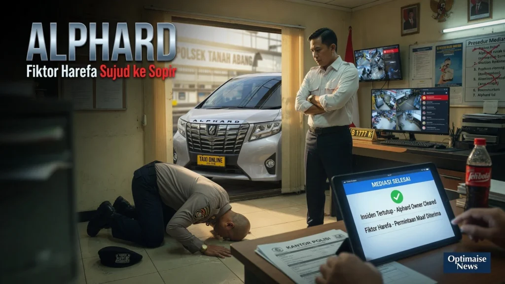 Fiktor Harefa Sujud ke Sopir Alphard di HI