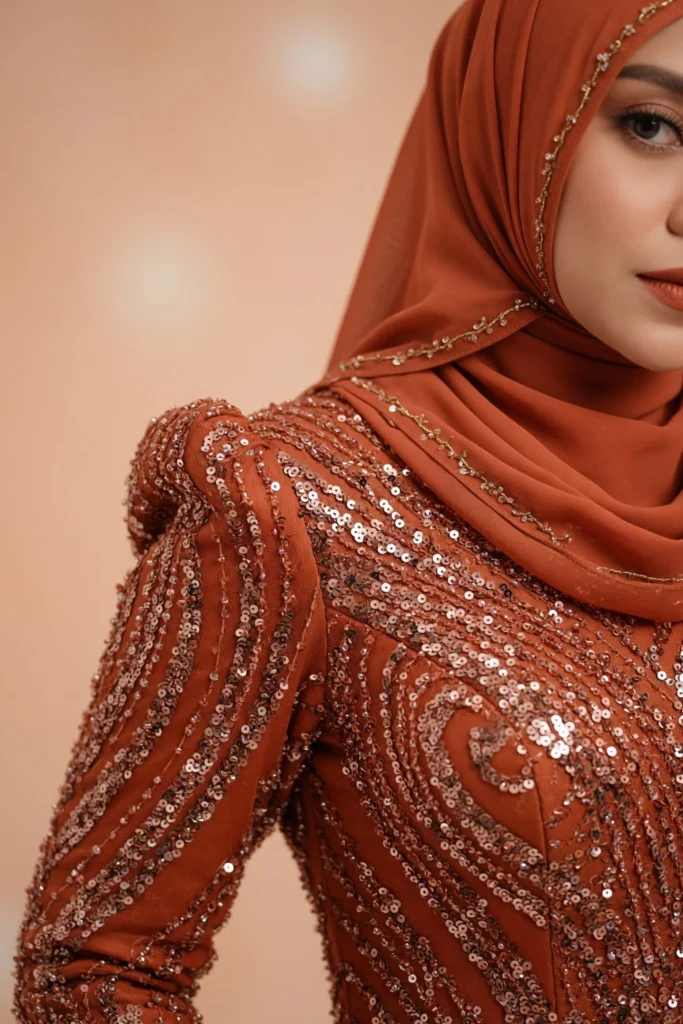 Detail Siluet dan Aksesoris yang Menonjol di Panggung
