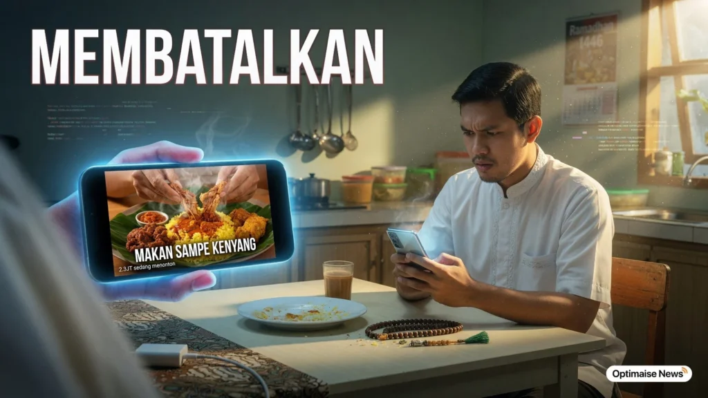 Fokus Godaan Mukbang: Melihat Makanan Membatalkan?