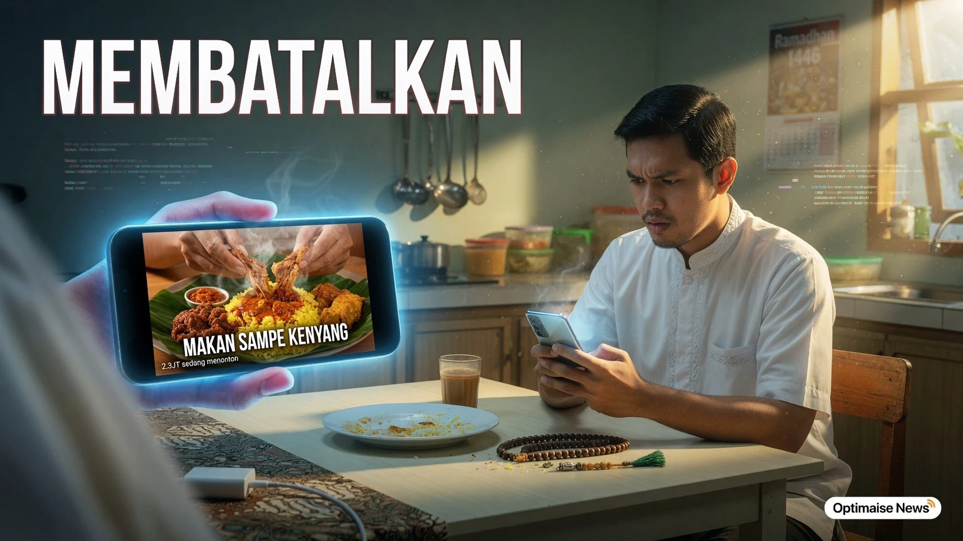 Fokus Godaan Mukbang: Melihat Makanan Membatalkan?