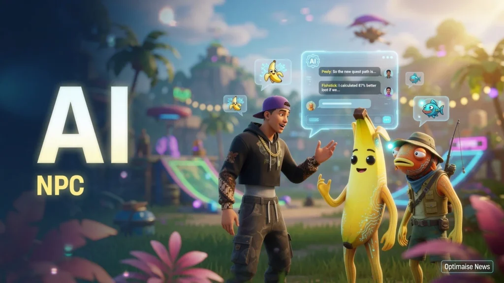 Fortnite Ubah 36 NPC Jadi Mitra AI Interaktif 30 Juli