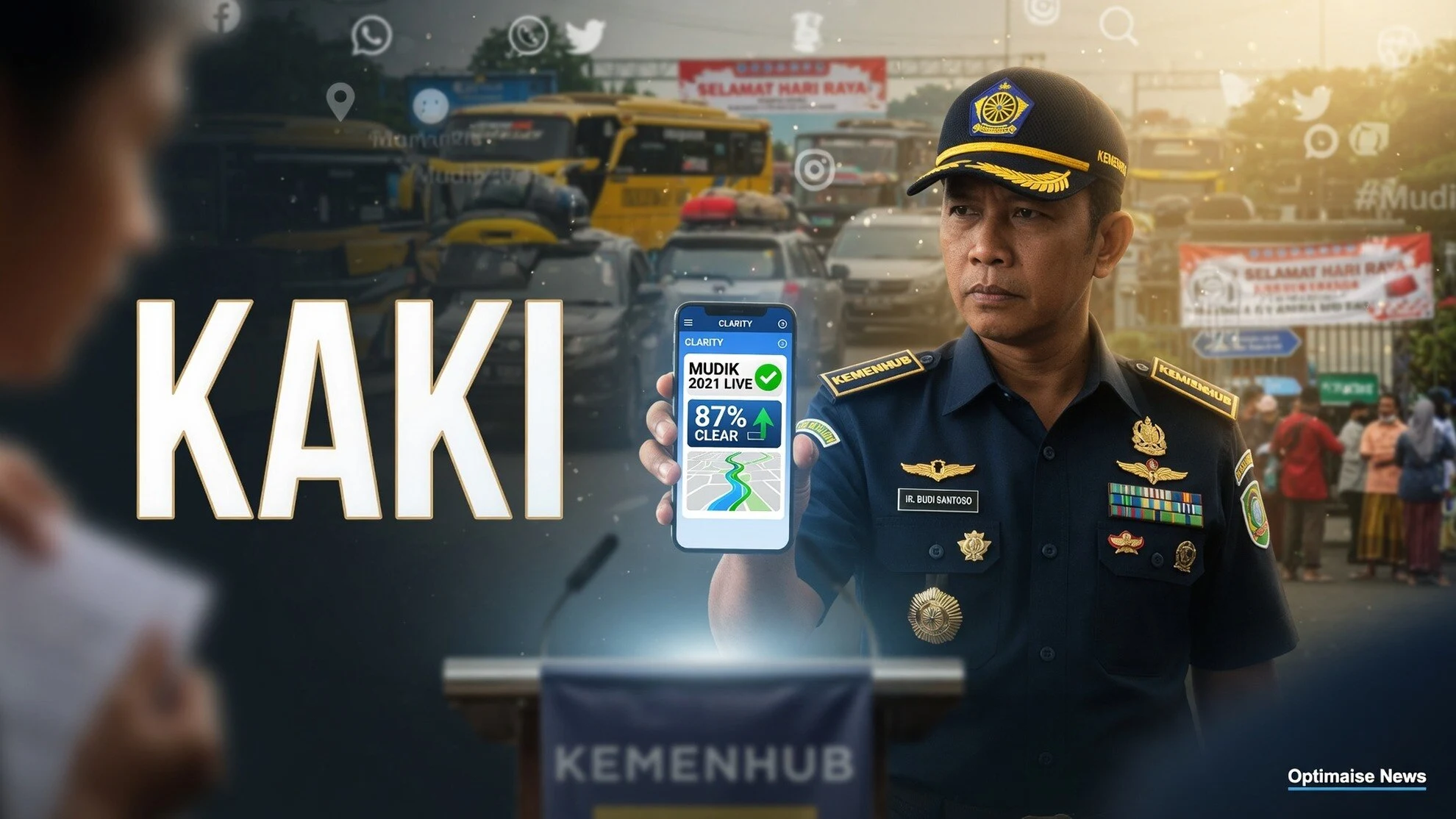 Foto Pejabat 2021 Dipakai Sebar Hoaks Pajak Pejalan Kaki